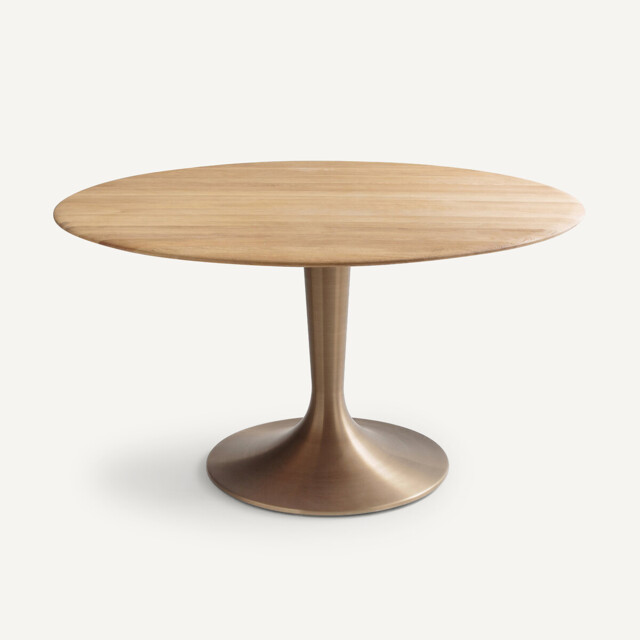 Hisia 130cm Diameter Solid Oak Round Tabletop