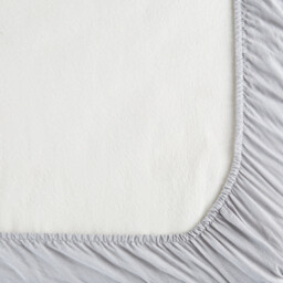 Elina Washed Linen Mattress Topper Fitted Sheet - thumbnail 4