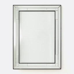 Andella Rectangular Mirror with Bevelled Finish, W90 X H120cm - thumbnail 2