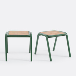 Set of 2 Jaja Steel and Acia Stools - thumbnail 1
