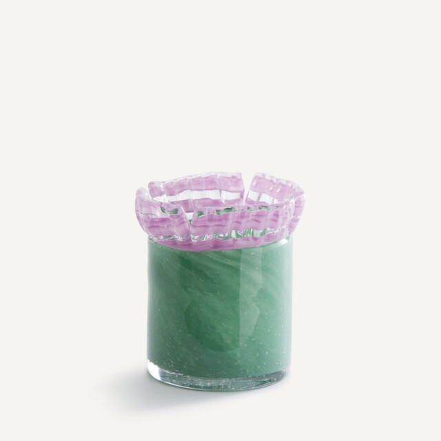 Eloria Chiselled Glass Vase H13cm - image 1