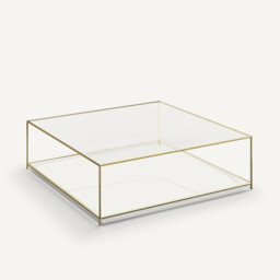 Sybil Square Tempered Glass Coffee Table