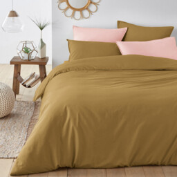 Scenario Plain 100% Washed Cotton Duvet Cover