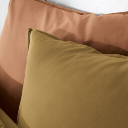 Scenario Plain 100% Washed Cotton Duvet Cover - thumbnail 4