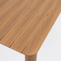 Alumio Aluminium 6 To 8 Seater Garden Table in Teak Decor - thumbnail 4