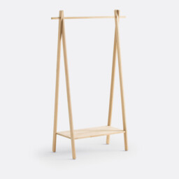 Selfrid Solid Oak Clothes Rail