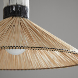 Tribe Pendant Lamp in Woven Paper and Bamboo - thumbnail 4