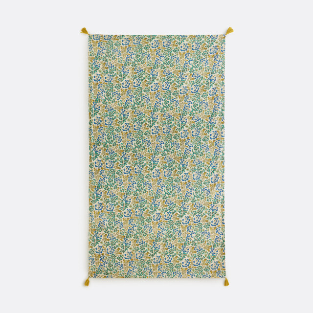 Hanoi Floral Print Towelling Lined XL Fouta - image 1