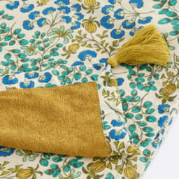 Hanoi Floral Print Towelling Lined XL Fouta - thumbnail 4