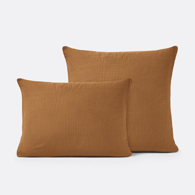 Kumla Plain Cotton Muslin Pillowcase - image 1