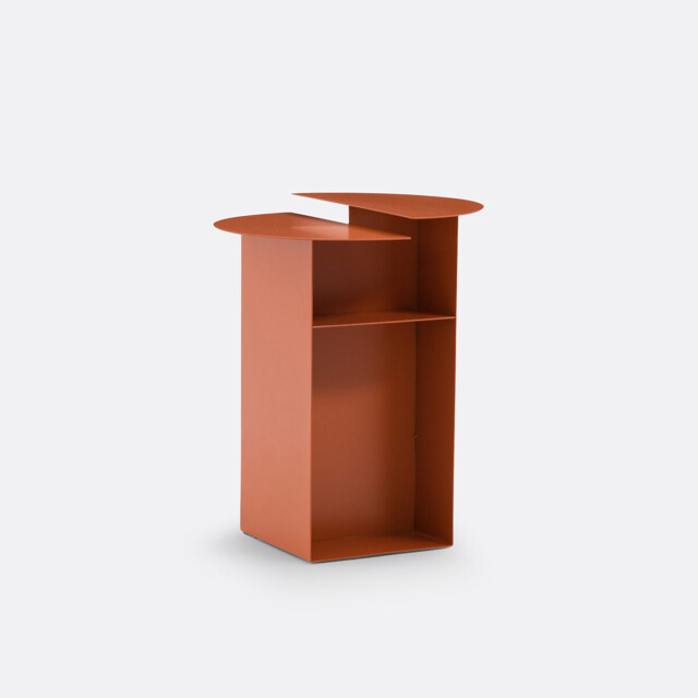 Alessio Steel Bedside Table - image 1