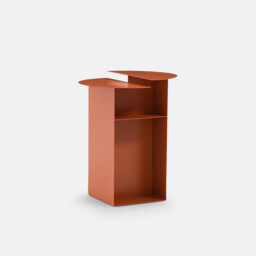 Alessio Steel Bedside Table - thumbnail 1