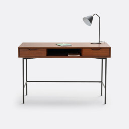 Noyeto Wood & Metal Desk - thumbnail 3