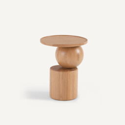 Stigido Solid Oak Side Table - thumbnail 1
