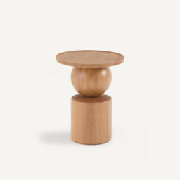Stigido Solid Oak Side Table - thumbnail 3