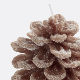 Caspar Wax Candle in Pine Cone Shape H9.5cm - thumbnail 4