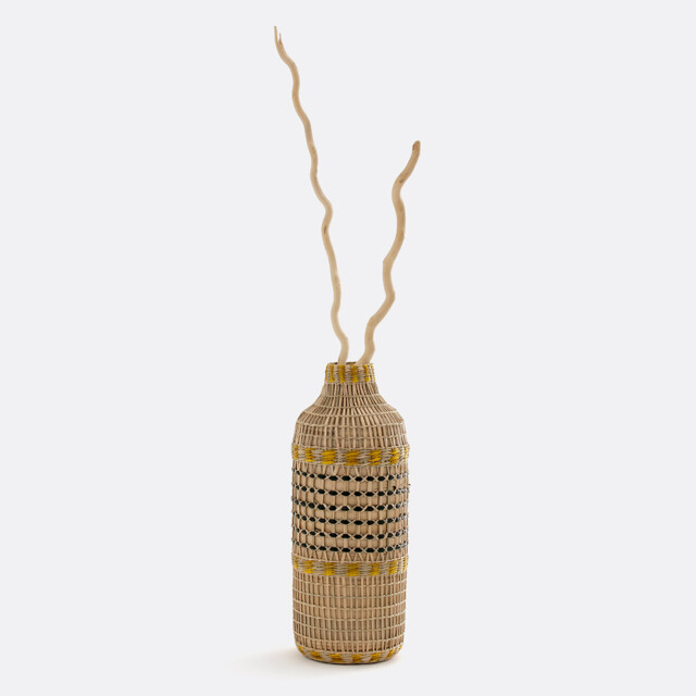 Plooming 42cm High Decorative Bamboo Vase - image 1