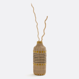 Plooming 42cm High Decorative Bamboo Vase - thumbnail 1
