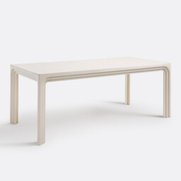 Liora 6-8 Seater Dining Table with Lacquer Finish - thumbnail 1