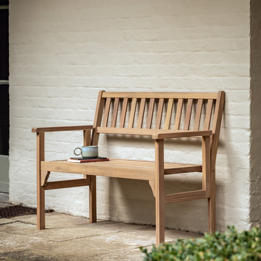 Dayton Foldaway Garden Bench by La Redoute