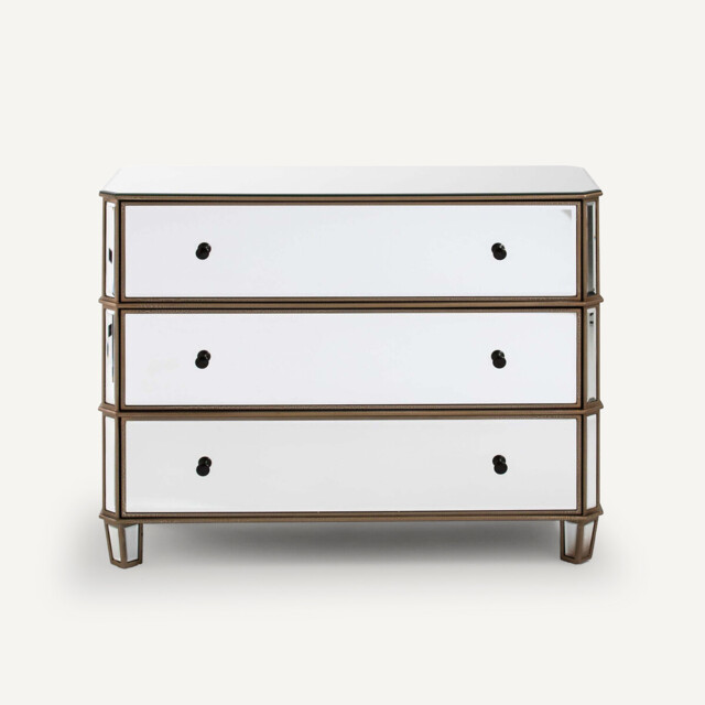 Winsome Mirrored Chest of Drawers - image 1
