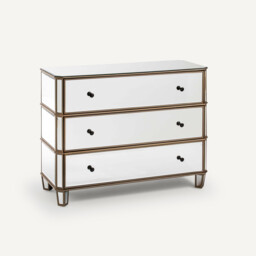 Winsome Mirrored Chest of Drawers - thumbnail 3