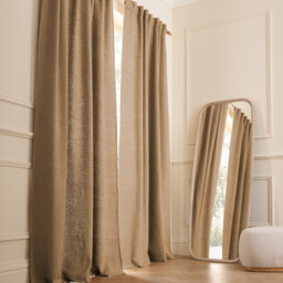 Belvini Curtain in Fleece with Hidden Tabs - thumbnail 1