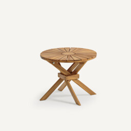 Round Coffee Table in Acacia, Jakta - thumbnail 1