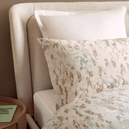 Lineas Washed Cotton Percale Pillowcase - thumbnail 3