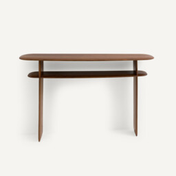 Iloss Solid Walnut Wall Console Table - thumbnail 3