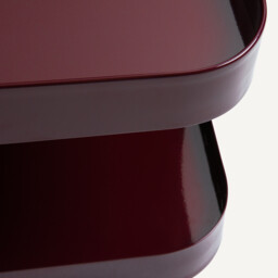 Sandoval Steel Wall-Mounted Bedside Table with 1 Compartment - thumbnail 3