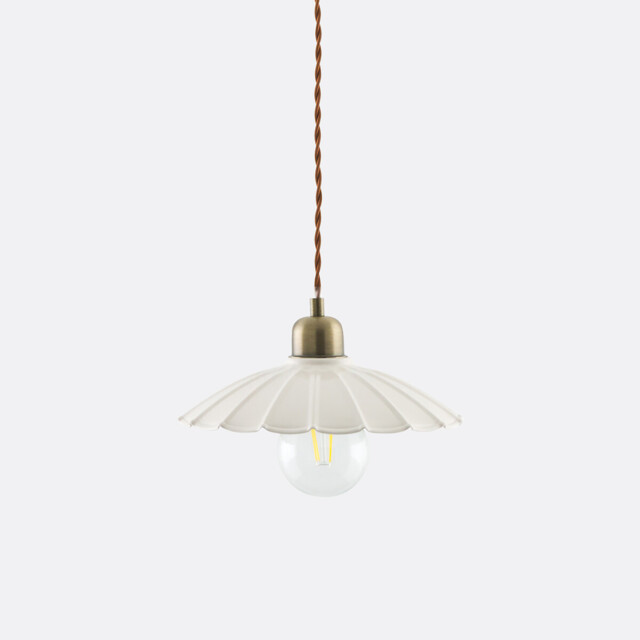 Festonia Scalloped Metal Ceiling Light - image 1