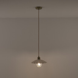 Festonia Scalloped Metal Ceiling Light - thumbnail 3