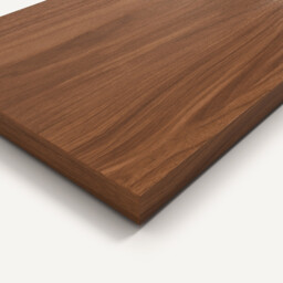 Set of 2 Johanez 110cm Walnut Veneer Shelves - thumbnail 4