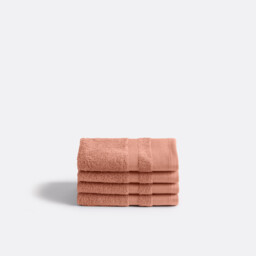 Kheops Face Towels in Egyptian Cotton 600g/m2 in Set of 4 - thumbnail 1