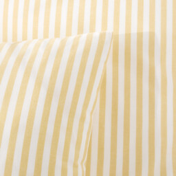 Soizic Yellow Striped Cotton Yarn-Dyed Pillowcase - thumbnail 4