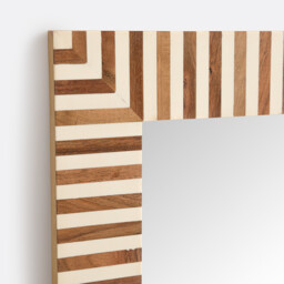 Ares Striped Rectangular Mirror, 60 X 90cm - thumbnail 4