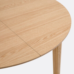 Tioga 4-8 Seater Extending Dining Table in Oak Veneer - thumbnail 4