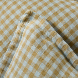 Acélie Olive/Opaline Washed Linen Pillowcase - thumbnail 4