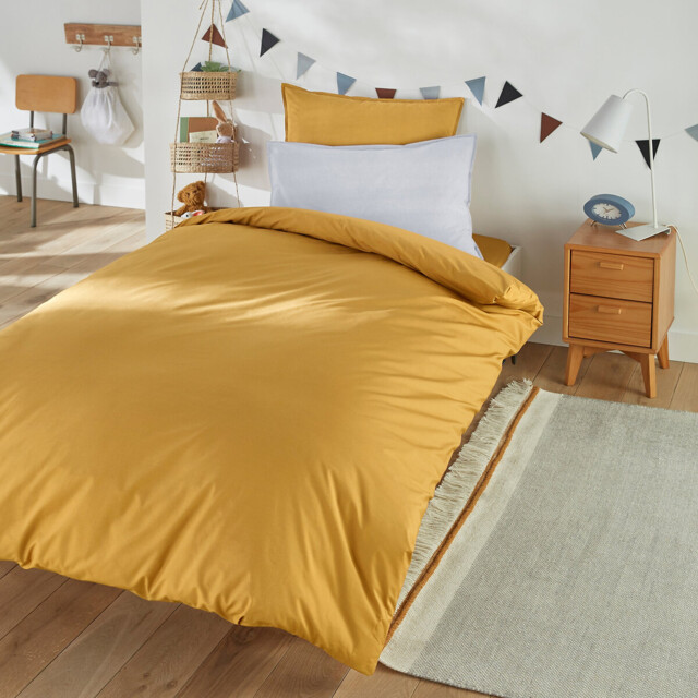 Scenario Organic Cotton Percale Child's Duvet Cover