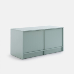Senssia Oak Veneer Low Sideboard - thumbnail 1