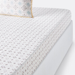 Salernes Cotton Fitted Sheet - thumbnail 1