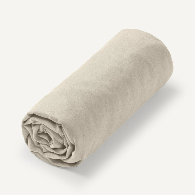 Elina Washed Linen Fitted Sheet For Deep Mattresses (32cm) - image 1