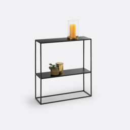 Miva Two-Tier Steel Console Table