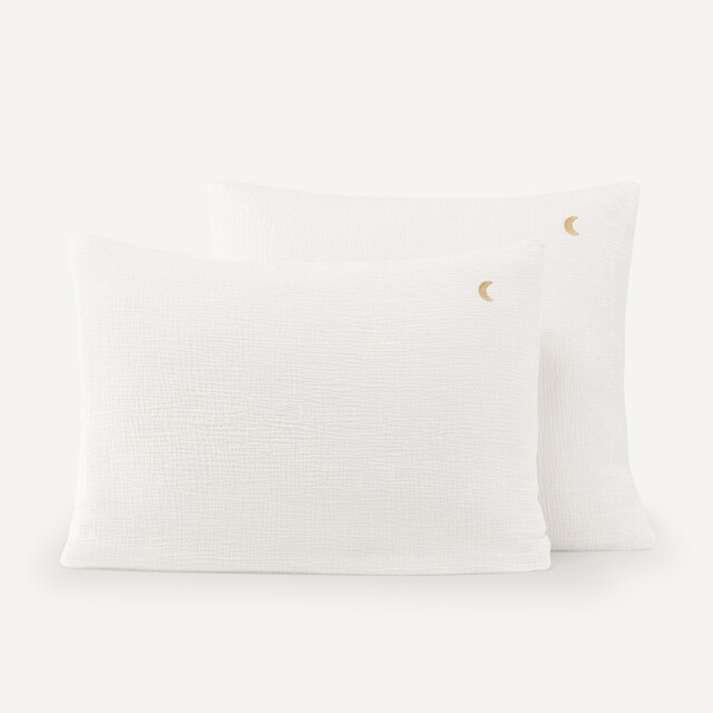Cuddly Organic Cotton Muslin 200 Thread Count Pillowcase - image 1