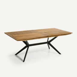 Jakta Rectangular Acacia Garden Table - thumbnail 1
