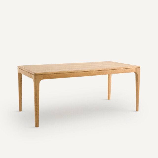 Sanara Oak and Oak Veneer Extendable Table - image 1