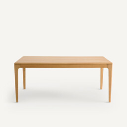 Sanara Oak and Oak Veneer Extendable Table - thumbnail 3