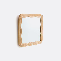 Vaguo 52cm High Square Rattan Mirror