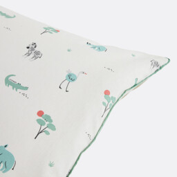 Savane Animal Print Organic Cotton Child's Pillowcase - thumbnail 4